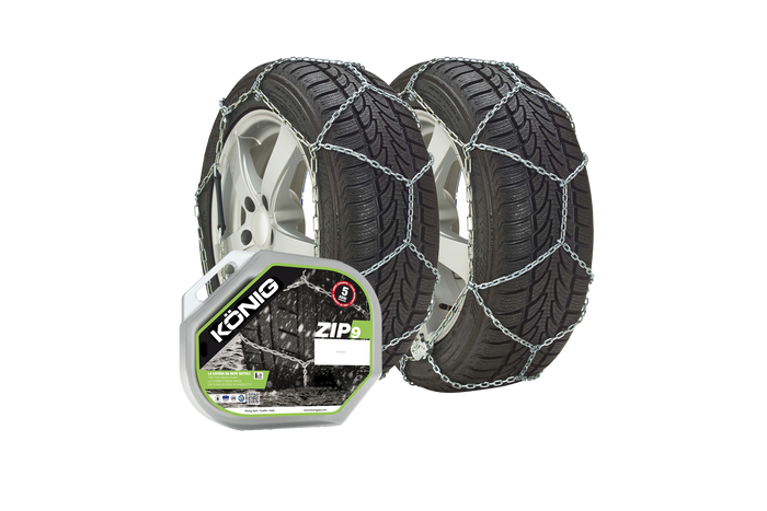 König Zip 9 Schneeketten Gr. 104