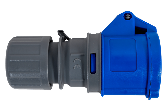 MANTES 2P+Z Steckdose, tragbare Steckdose 16A 230V mit Klappe