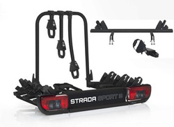 Atera Strada Sport M3 + 4. Fahrradadapter - Anhängerkupplungsträger für 4 Fahrräder (schwarz)