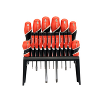 YATO YT-25982 18-teiliges Schraubendreher-Set mit Ständer