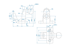 ProPlus 341216V01 Kugelkopf-Anhängerkupplung mit Doppelfunktion, 50 mm, 3500 kg