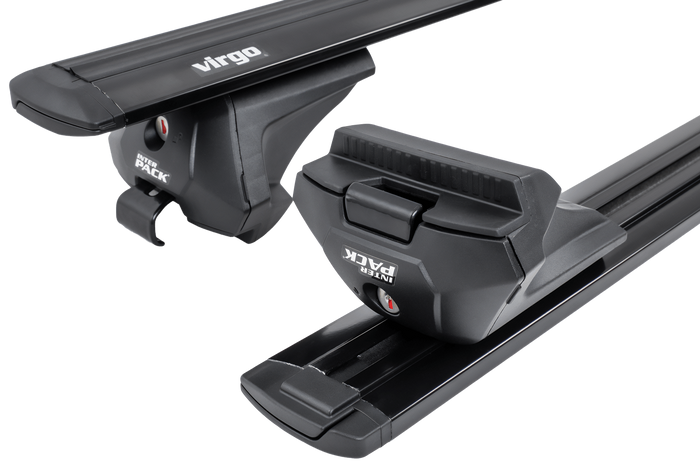 Inter Pack Virgo IR 110 (G2) Dachträger mit integrierten Schienen (schwarz)