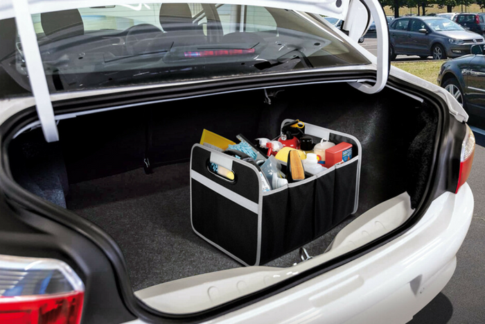 LAMPA Shop&Store L Einkaufskorb, faltbarer Aufbewahrungsbehälter, 50 x 33 cm