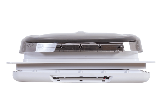 Automatischer Dachventilator PUNDMANN PLUS FAN für Wohnmobile mit Beleuchtung und Rollo 400×400 mm