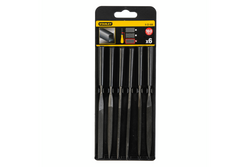 Set mit sechs STANLEY 0-22-500 Nadelfeilen, Länge 160 mm