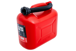 10-Liter-HERMON-Kunststoffkanister mit Trichter, rot