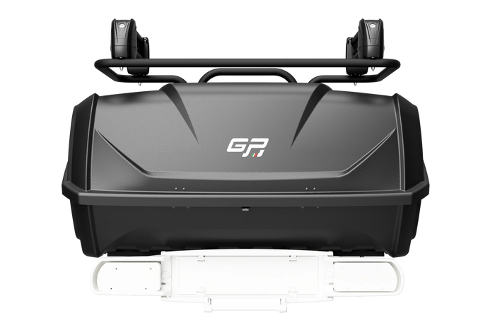 GP Saturn Anhängerkupplungsplattform mit Box und Skiträger (23.GP023-23.GP019-23.GP1000)