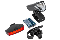 PROFEX 92618 Super Vision batteriebetriebenes Fahrradlichtset (vorne und hinten)