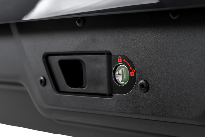 Inter Pack Monsun PRO L Dachbox, Schwarz Metallic