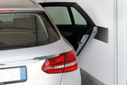 Set aus vier Schutzwandpaneelen für die LAMPA Premium Garage 40x15cm