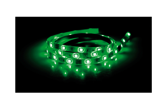 RGB-LED-Streifen mit selbstklebendem Band, Lampe 12/24 V, 200 cm
