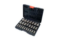 Schraubenausdreher für beschädigte Innenschrauben YATO YT-06034 3-23mm 25 Stück.