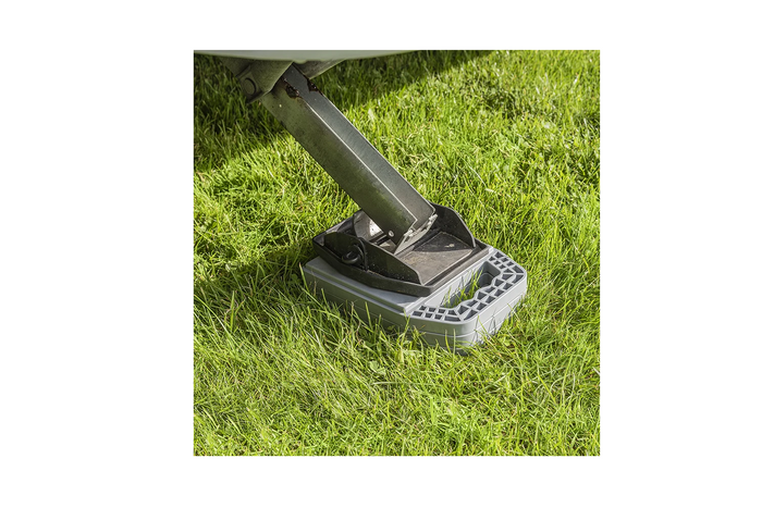 Satz mit vier ProPlus 361538V01 Anhängerstabilisierungs-Stützplatten