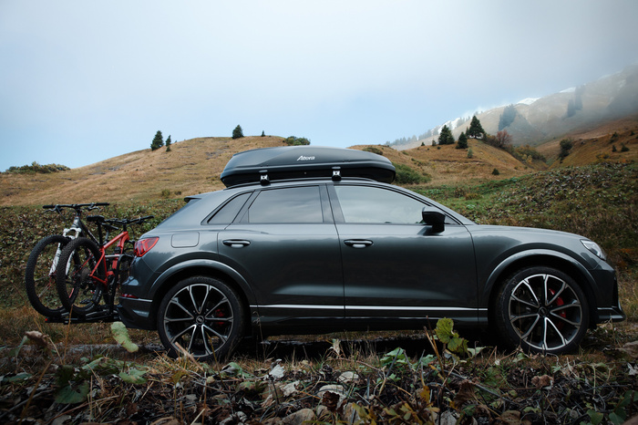 Atera Casar XL Dachbox, Schwarz Metallic