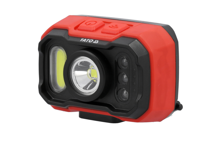 YATO YT-085942 LED-Scheinwerfer mit Bewegungssensor, 1000 lm