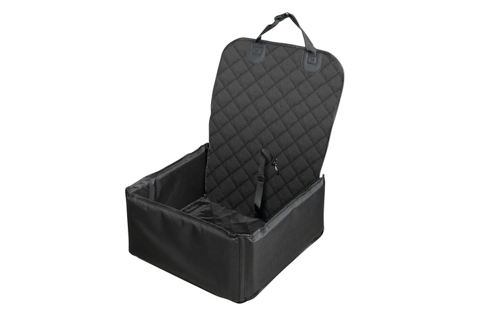 Hundetransportbox mit Lampe, Autositzschutz 40x40cm