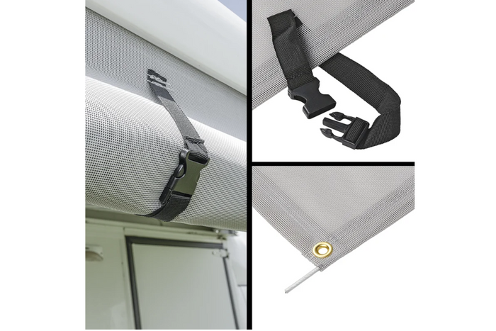 ProPlus 368300V01 Front-Sonnenschutz für Dach- und Wandmarkisen 330 x 200 cm