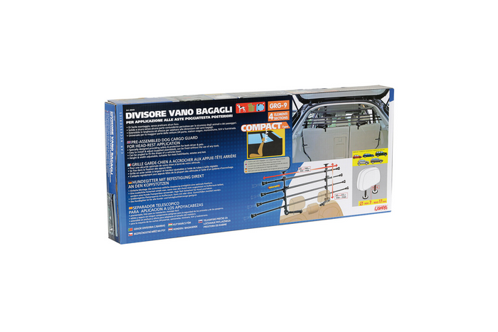 Kofferraumtrennwand LAMP GRG-9 Kompakte Hunde-/Gepäcktrennwand 85-140cm