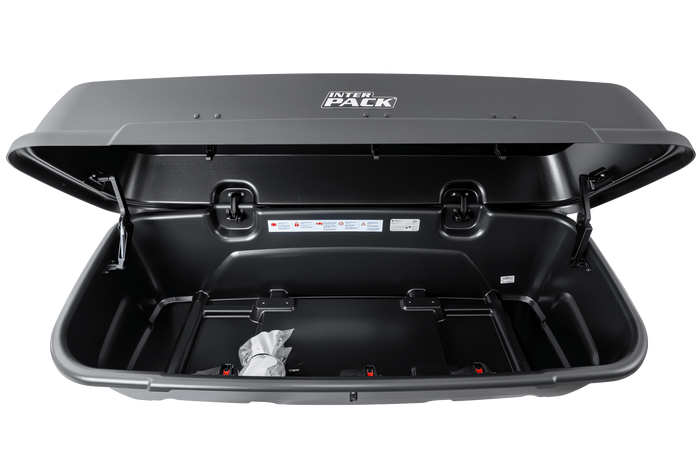 Plattform mit Anhängerkupplungsbox + Adapter für den Transport von 3 Fahrrädern Inter Pack Re-Cargo