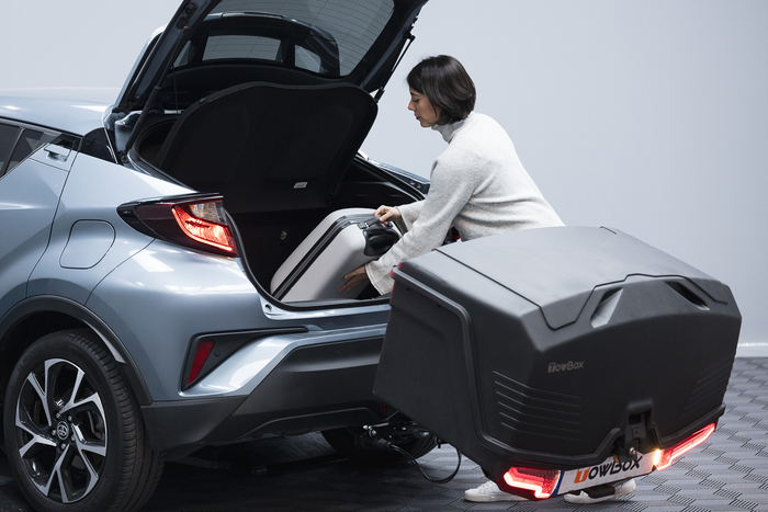 Towbox Alpha urban black - Heckträgerbox