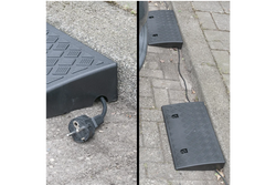 Set aus zwei ProPlus 361570 Auffahrrampen, Gummirampen 7 cm, 3000 kg