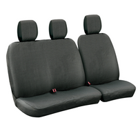 LAMPA Dots-1 Autositzbezüge, schwarz/grau, für Busse und Transporter