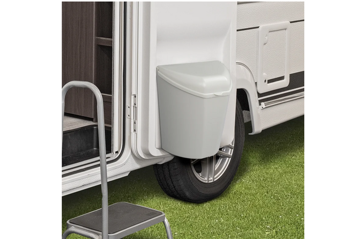 ProPlus 370402 Abfallbehälter mit Deckel für Anhänger und Wohnmobile, 6 l