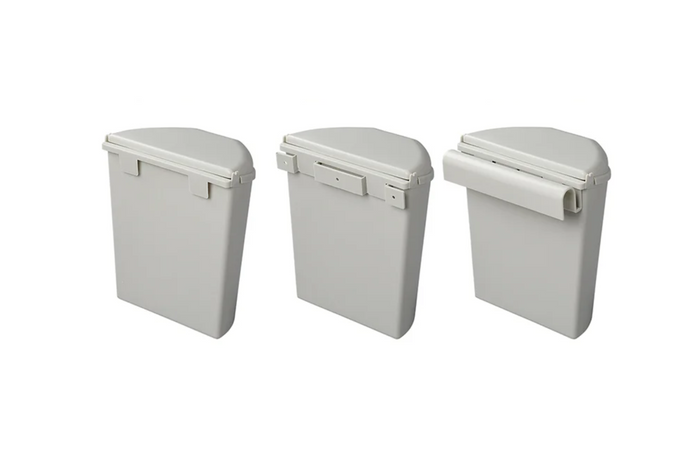 ProPlus 370402 Abfallbehälter mit Deckel für Anhänger und Wohnmobile, 6 l