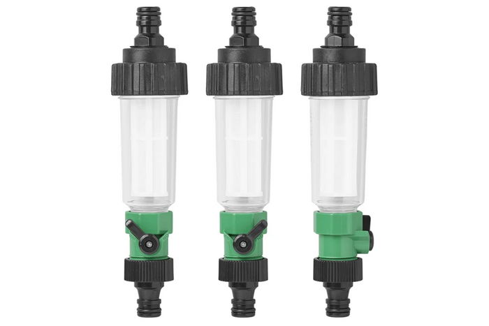 ProPlus 150770 Wasserhahn-/Schlauchwasserfilter mit Universalanschluss und zusätzlichem Filter
