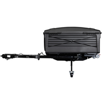 Towbox V3 Camper lang schwarz - Gepäckbox für Anhängerkupplung