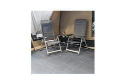 ProPlus 361770V02 Fußmatte, grauer Teppich für Wohnmobil/Zeltvorzelt, 2,5 x 4 m