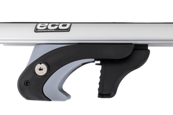  Eco Alubase 135 - universeller Aluminium-Dachträger mit Schienen und Schlössern