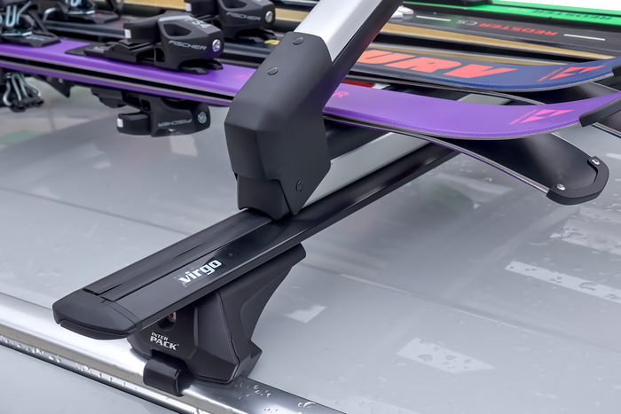 Inter Pack Frostline 4 - ausziehbarer Aluminiumhalter für 4 Paar Ski oder 2 Snowboards