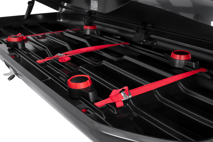 Atera Casar XL Dachbox, Schwarz Metallic