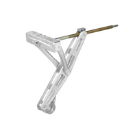 ProPlus 361504 ausziehbarer Eckstabilisator für 750-kg-Anhänger, 495 mm