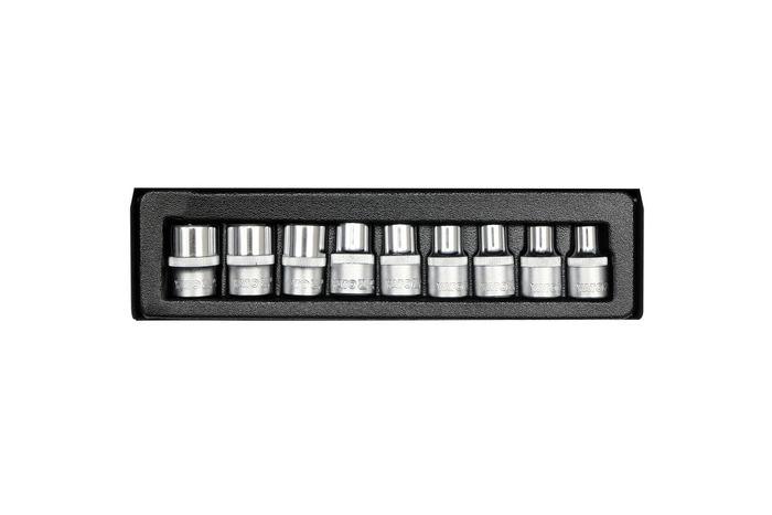 YATO YT-0521 Torx-Steckschlüsselsatz E10–E24, 9-teilig