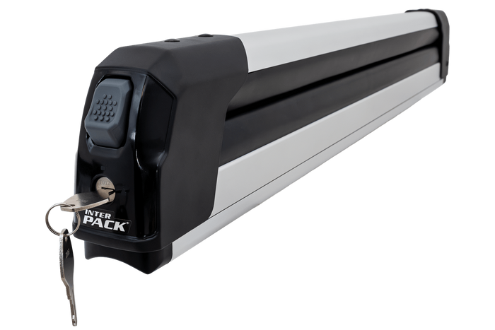 Inter Pack Frostline 6 – ausziehbarer Aluminiumhalter für 6 Paar Ski oder 4 Snowboards