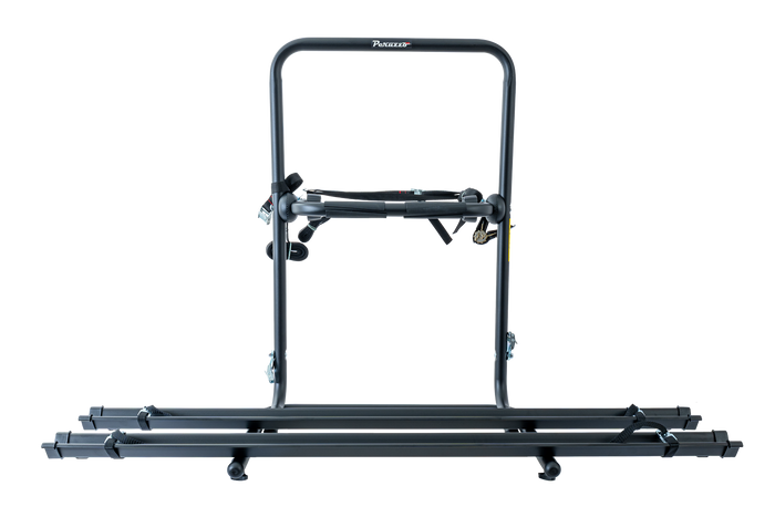 Peruzzo Brennero 4x4 Ersatzrad-Fahrradträger - 2-Fahrradträger mit Schienen (schwarz)