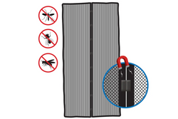 Magnetisches Moskitonetz für Türen ProPlus Schutznetz (2x) 210x50cm
