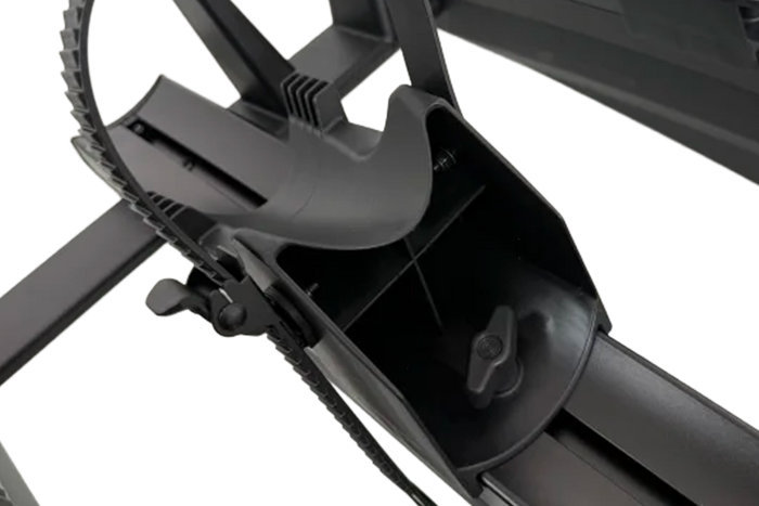 Platforma rowerowa na hak WG-TPAF3 na 3 rowery składana światła LED (czarna)