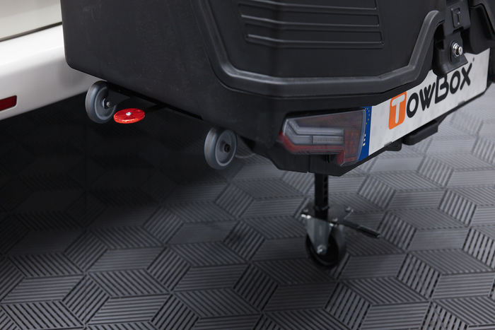 Towbox Camper Alpha schwarze LED (lang) - Heckträgerbox