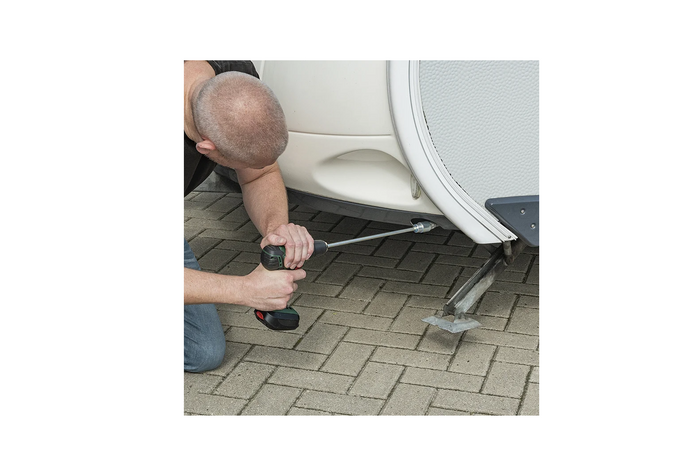 ProPlus 360030 Ausziehbare Stützverlängerung für 340 mm 19 mm Trägeranhänger