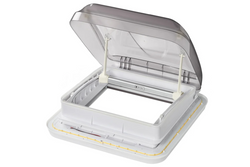 ProPlus 610905V01 Dachfenster-Dachlüfter für Wohnmobile mit LED-Beleuchtung 400x400mm