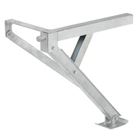 ProPlus 361510V01 ausziehbare Eckstütze, links vorne/rechts hinten, für Anhänger, 600 kg, 460 mm