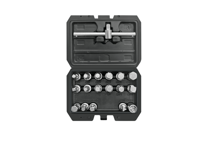 YATO YT-0599 18-teiliger Ölablassschraubenschlüsselsatz