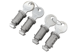 Set mit universellen Schlössern und Schlüsseln (4 Stück).