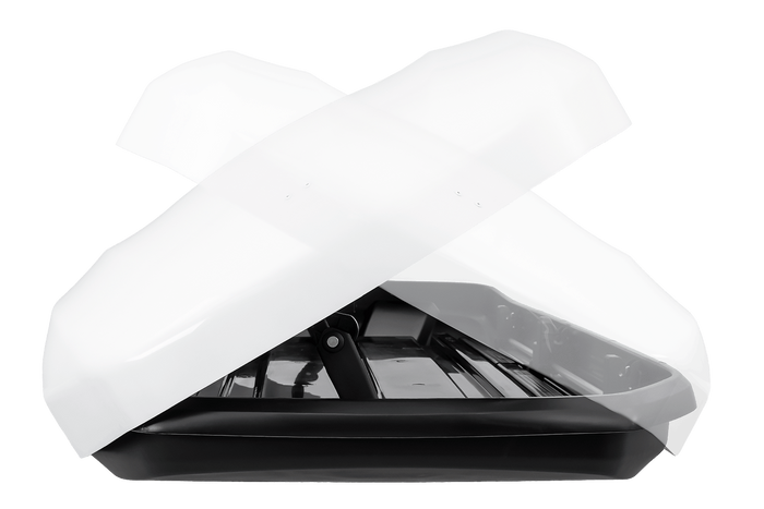 Inter Pack Skugga L 660 Dachbox, weiß glänzend