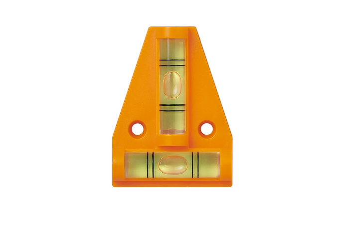 ProPlus 341215 Kreuzwasserwaage mit Magnet, T-förmige Wasserwaage, 58 x 43,6 mm