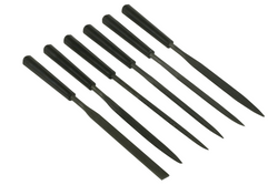 Set mit sechs STANLEY 0-22-500 Nadelfeilen, Länge 160 mm
