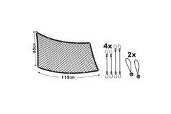 Hundetrennwand LAMPA PET-2 Netzbarriere zur Befestigung an den Vordersitzen 115x65cm